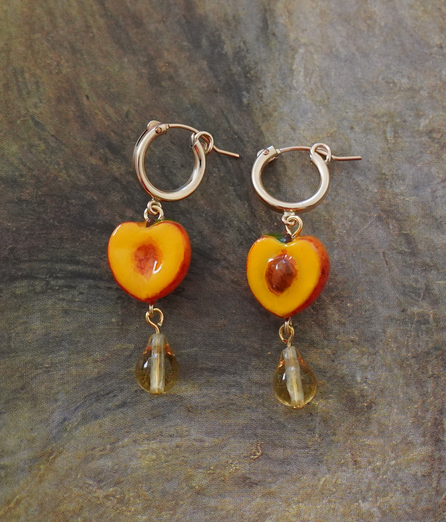 Peach Earrings