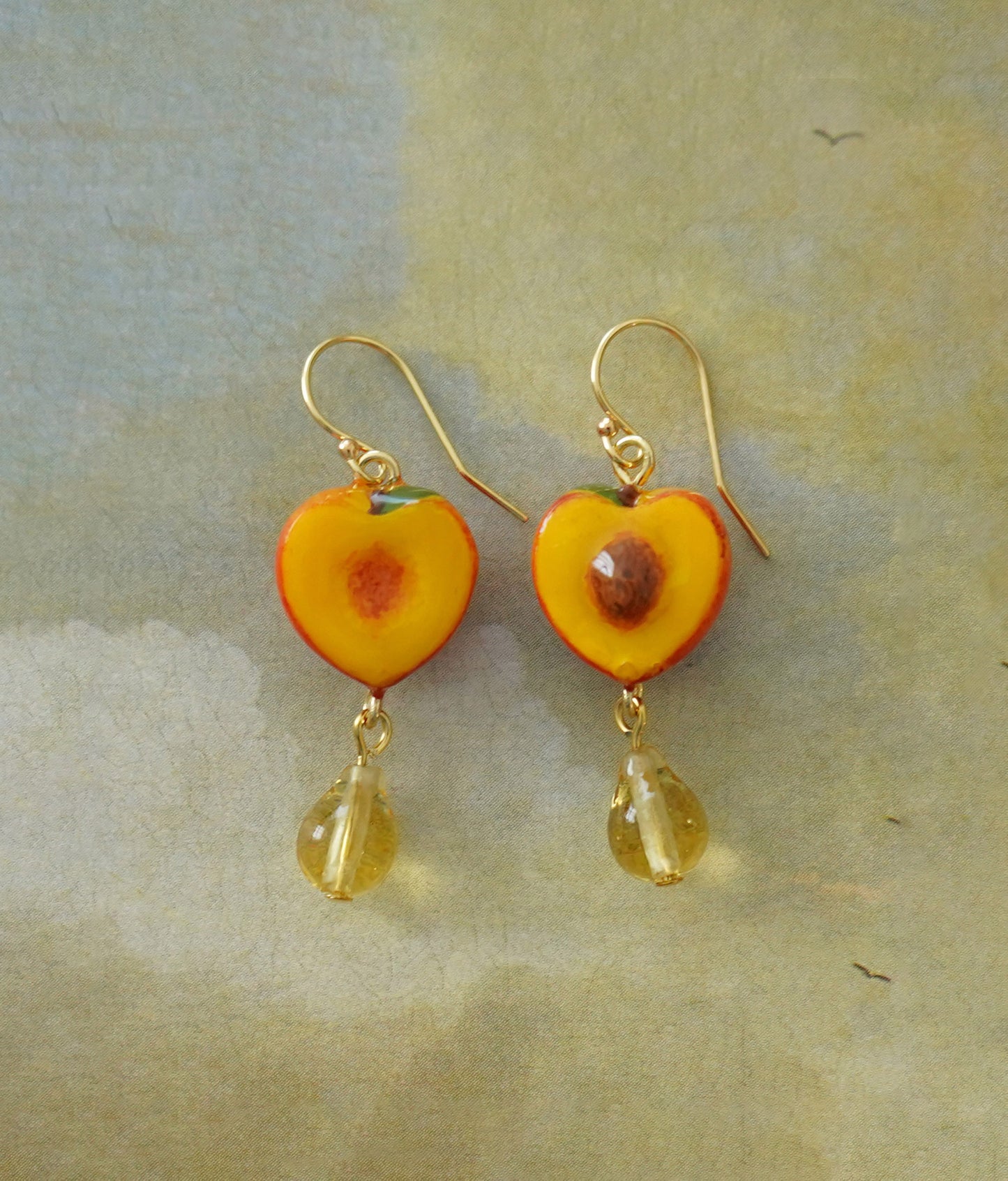 Peach Earrings