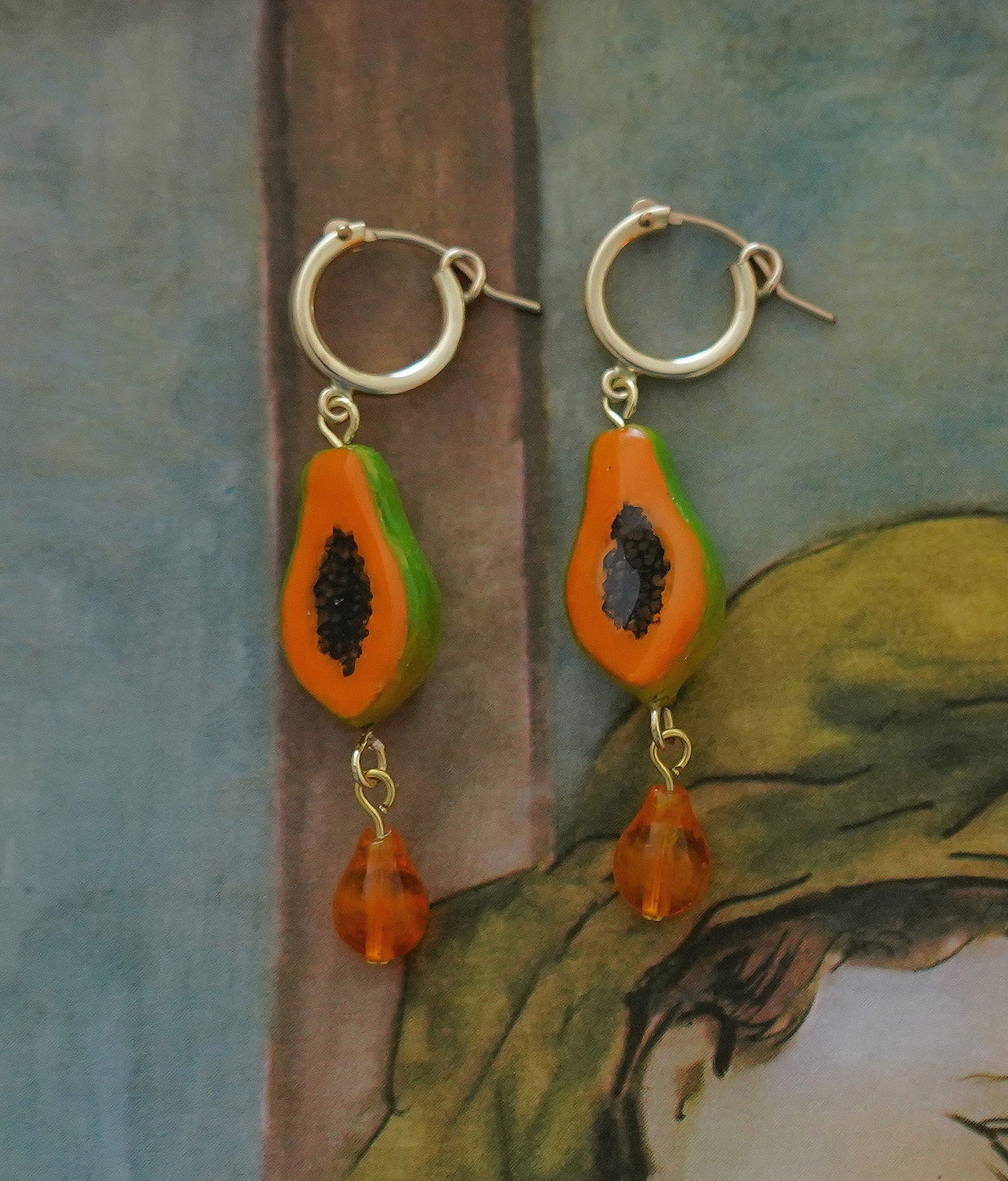 Papaya Earrings