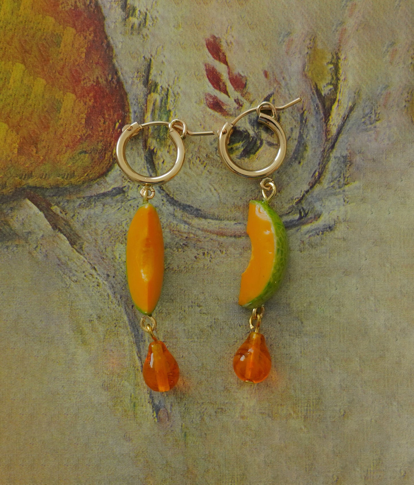 Cantaloupe Earrings