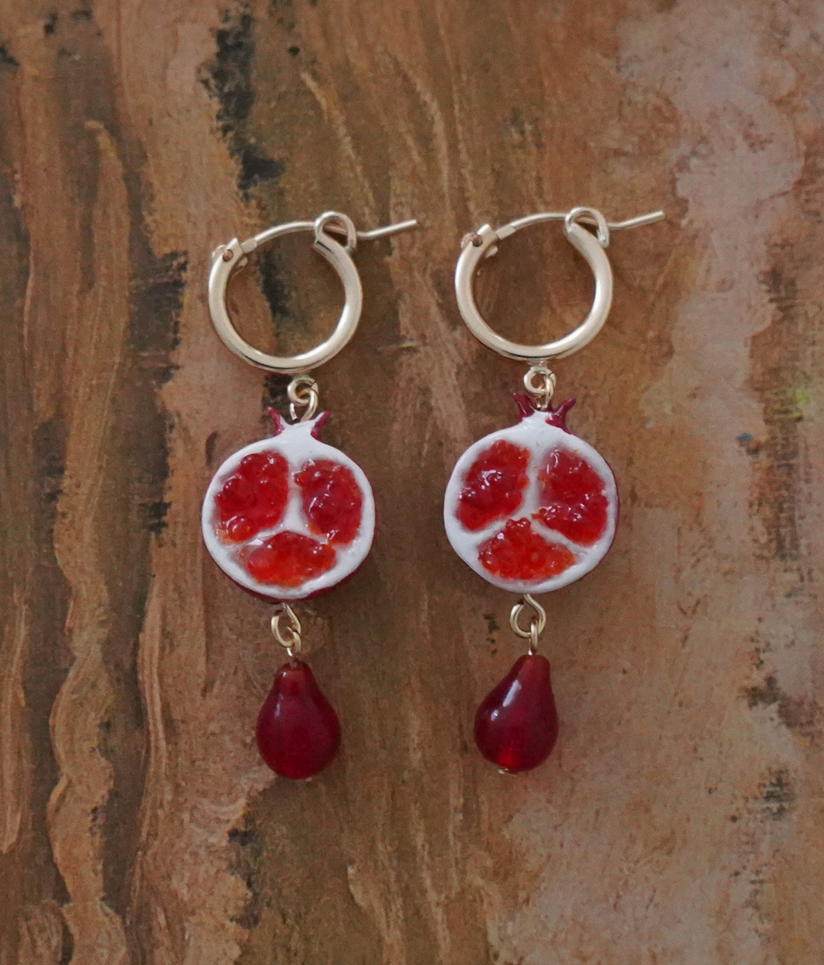 Pomegranate Earrings