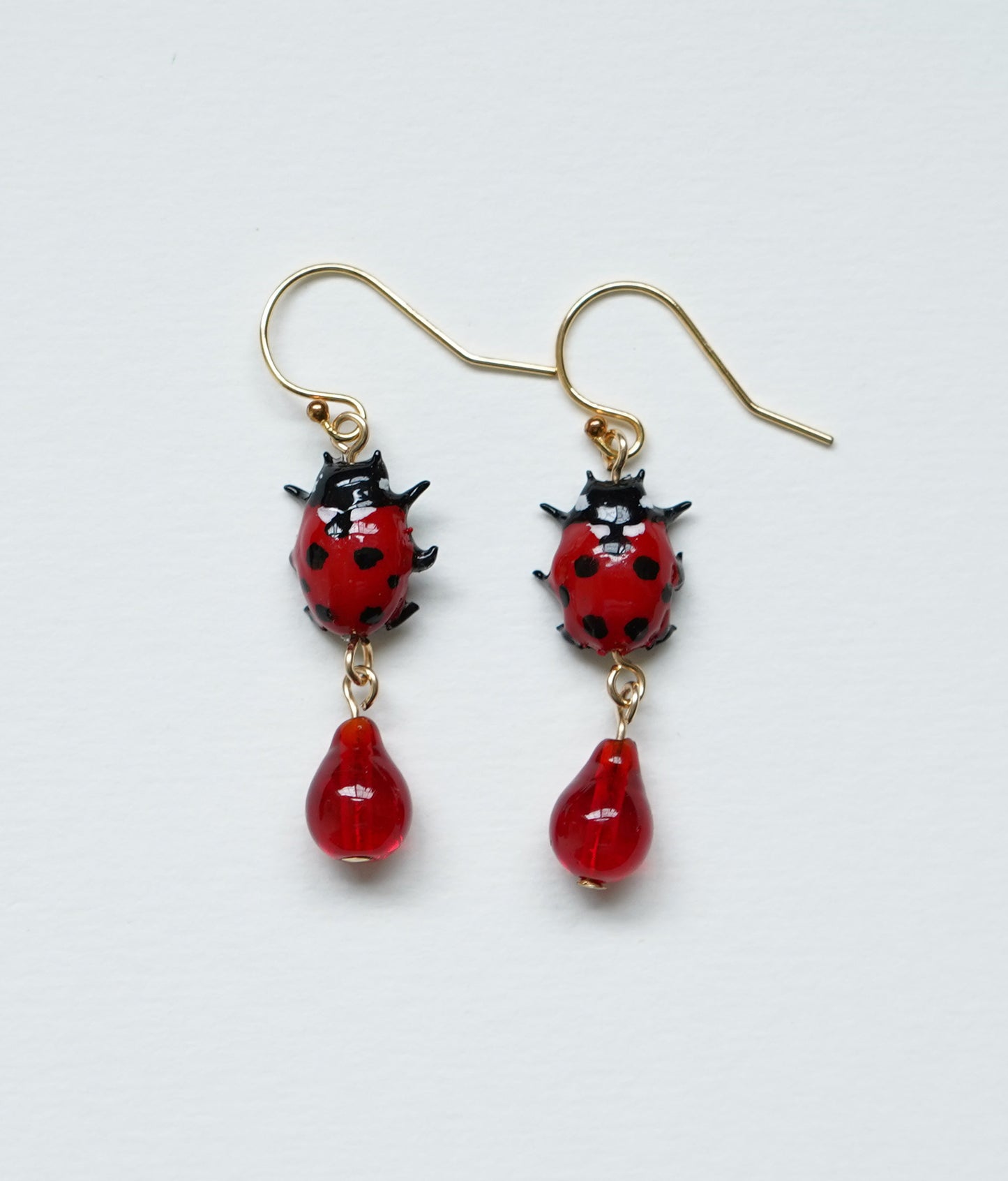 Lady Bug Earrings