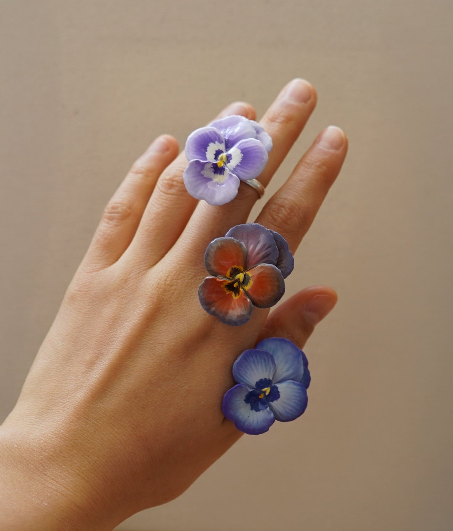 Pansy Rings