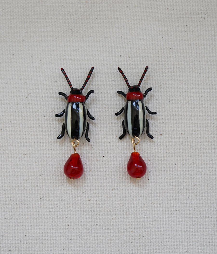 Firefly Hook Earrings (Ivory)