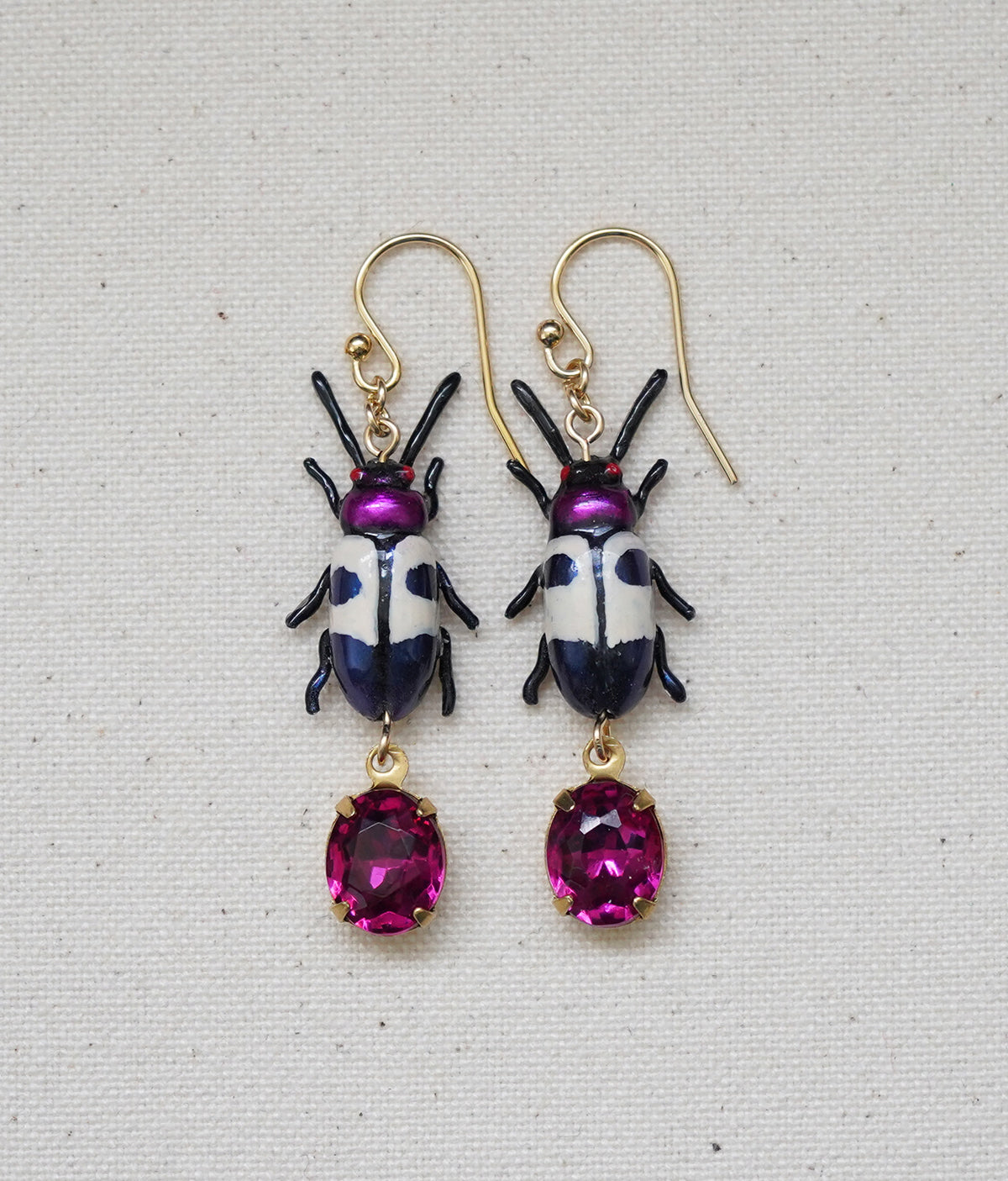 Flea Beetle Earrings