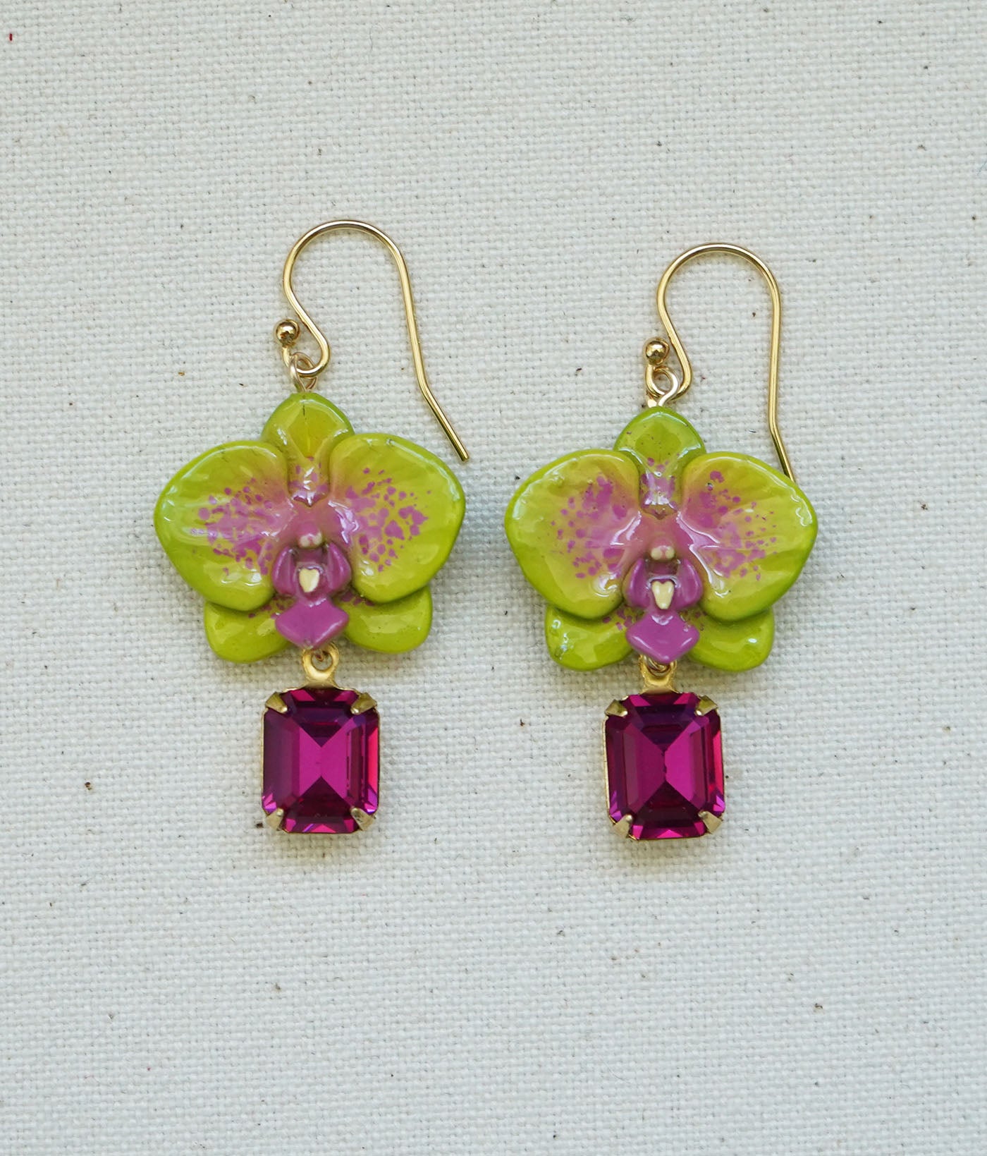 Moth Orchid Earrings V.2