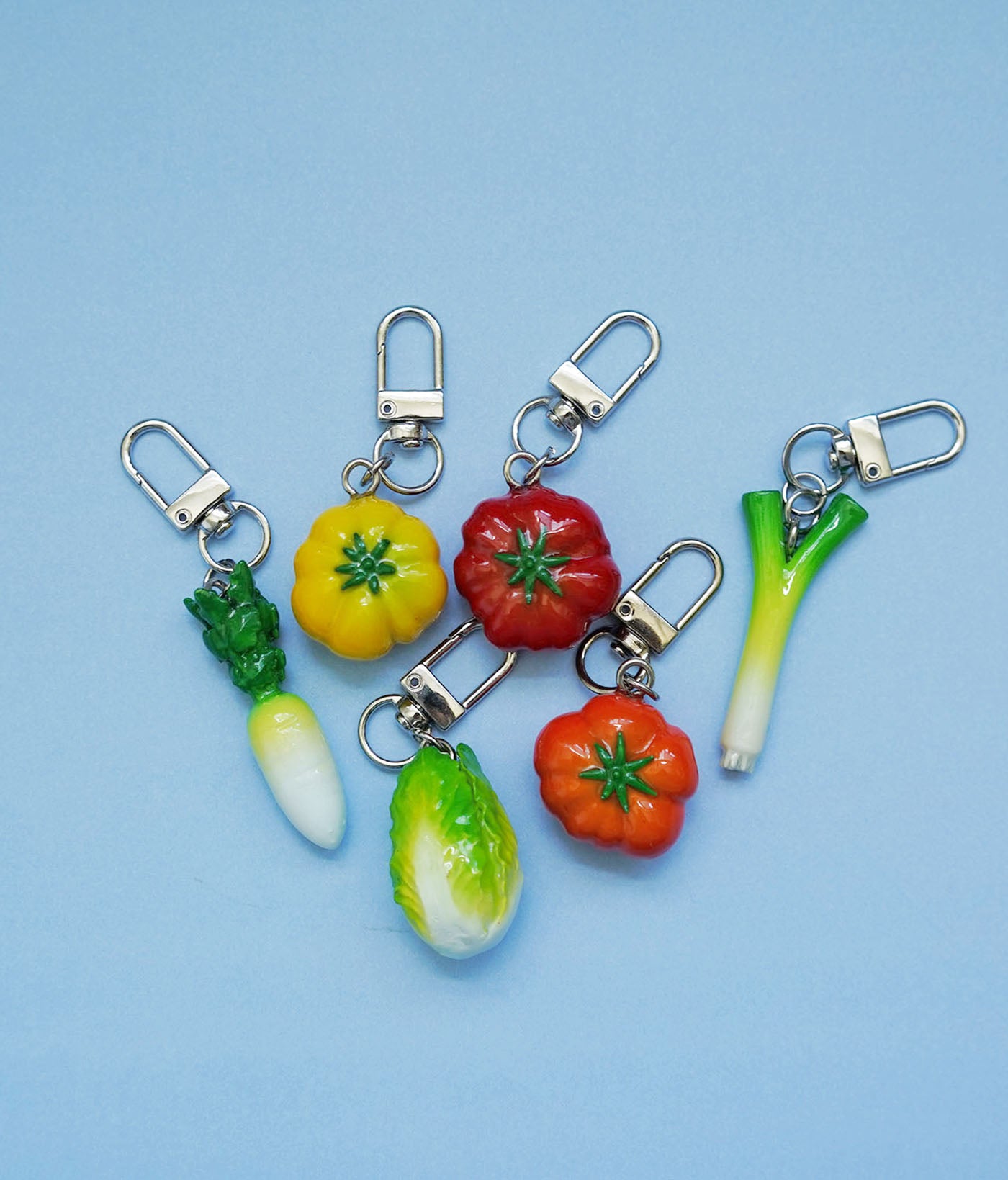 Vegetable Keychains