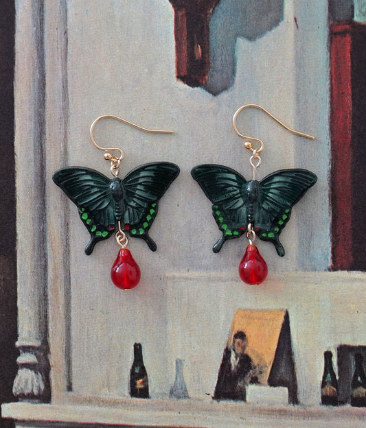 Swallowtail Butterfly Earrings