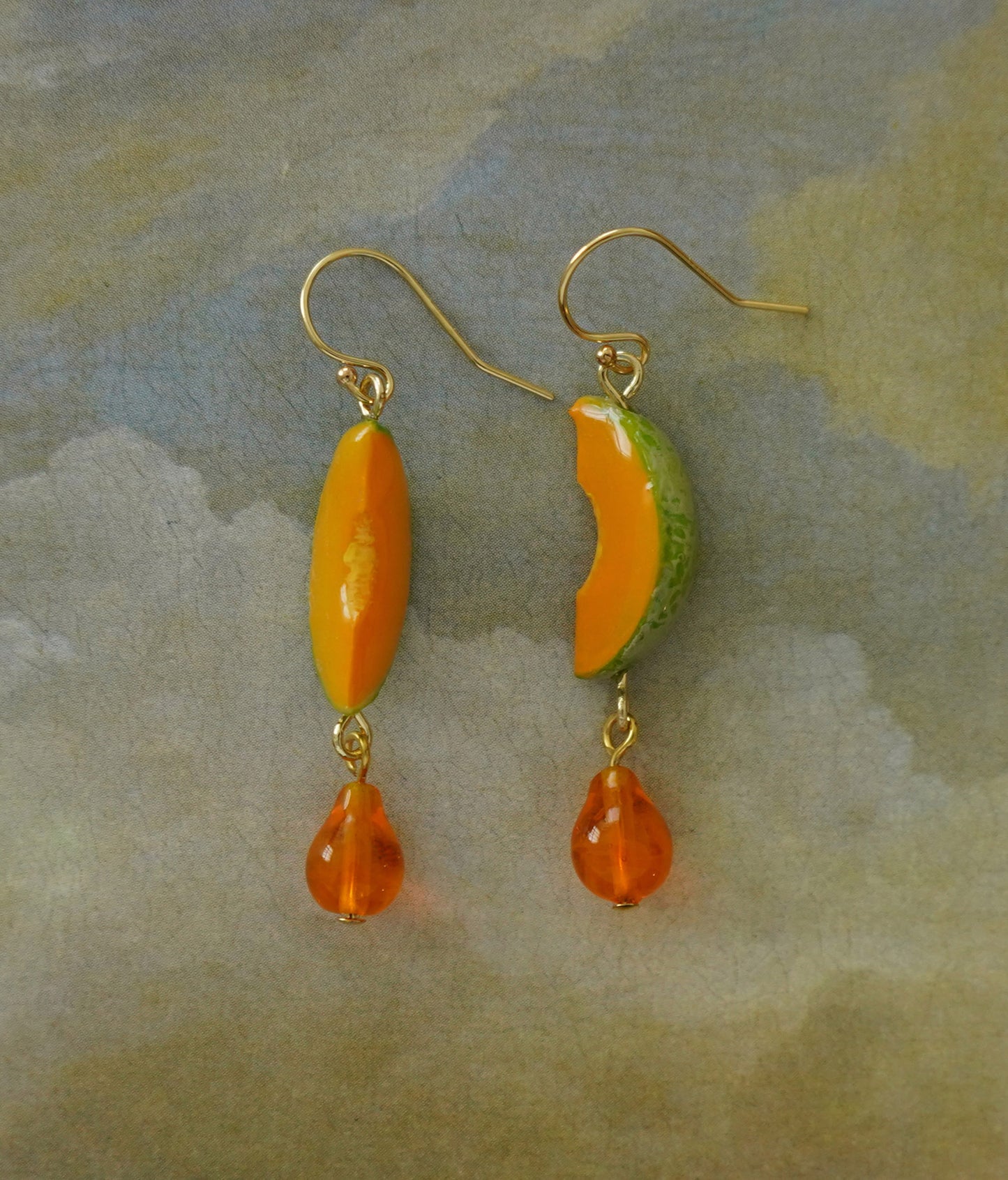 Cantaloupe Earrings