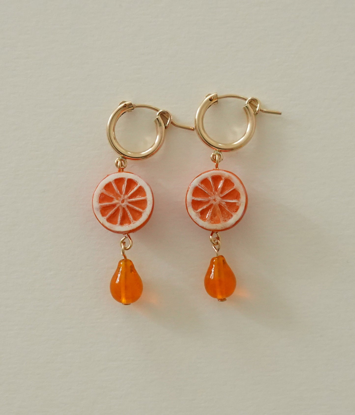 Orange Earrings
