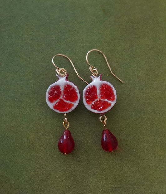 Pomegranate Earrings