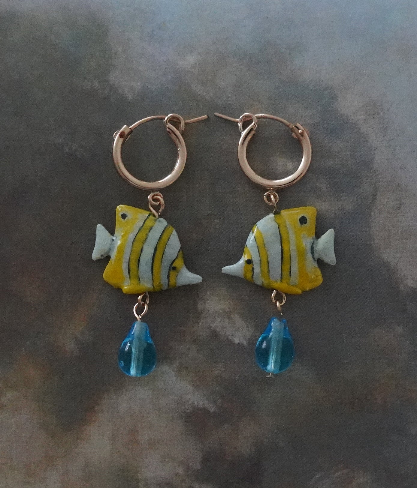 Copperband Fish Earrings