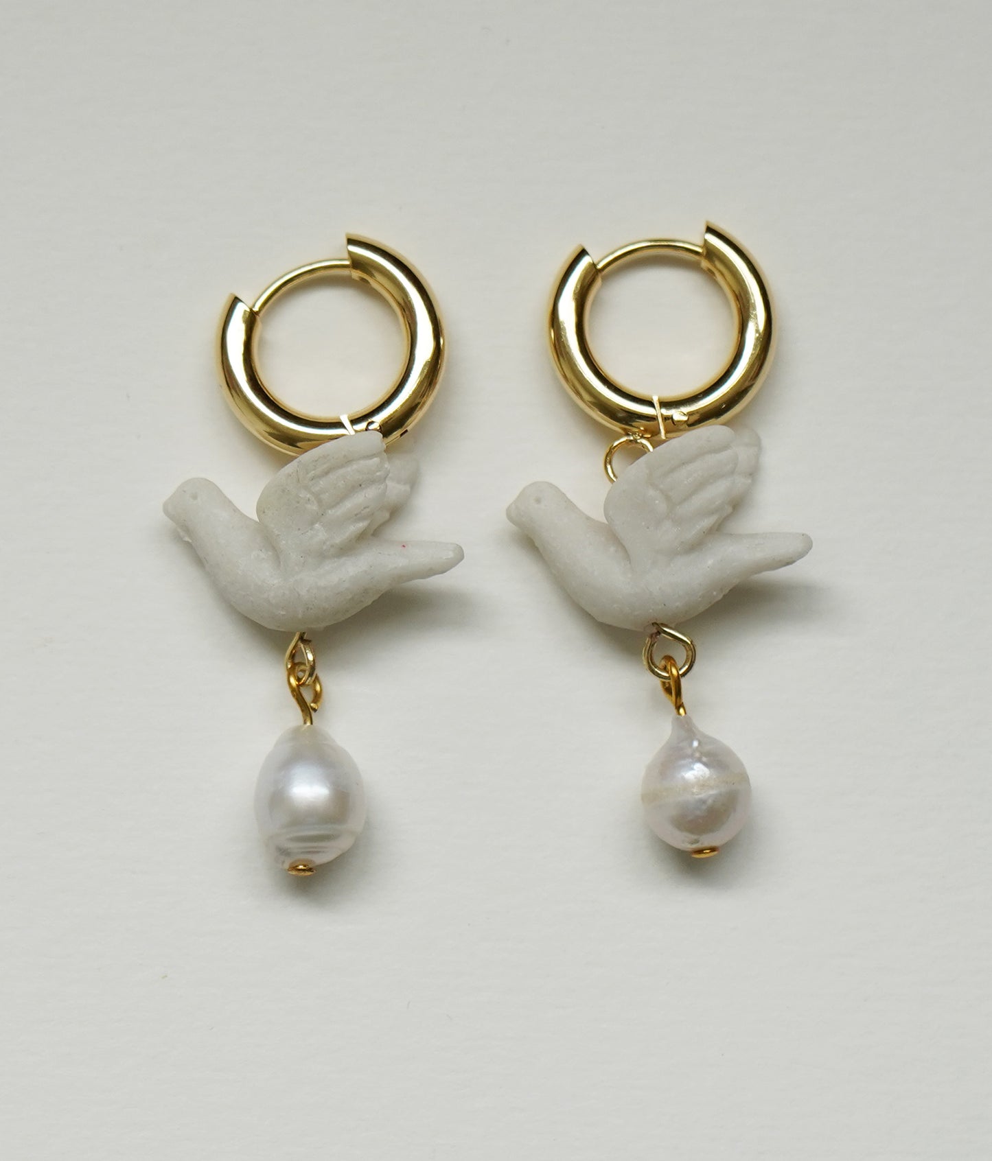 Dove Hoop Earrings