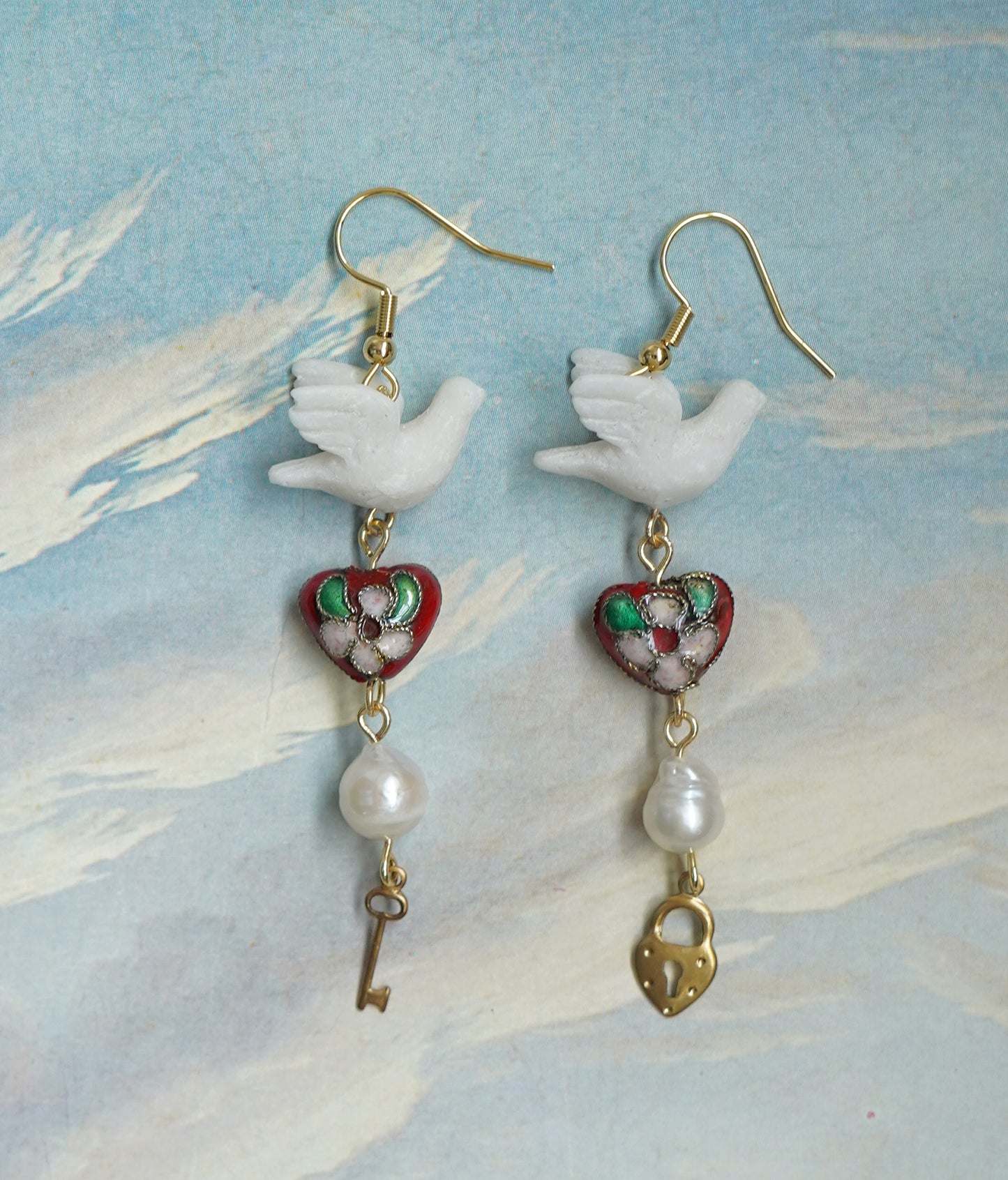 Messenger Charm Earrings