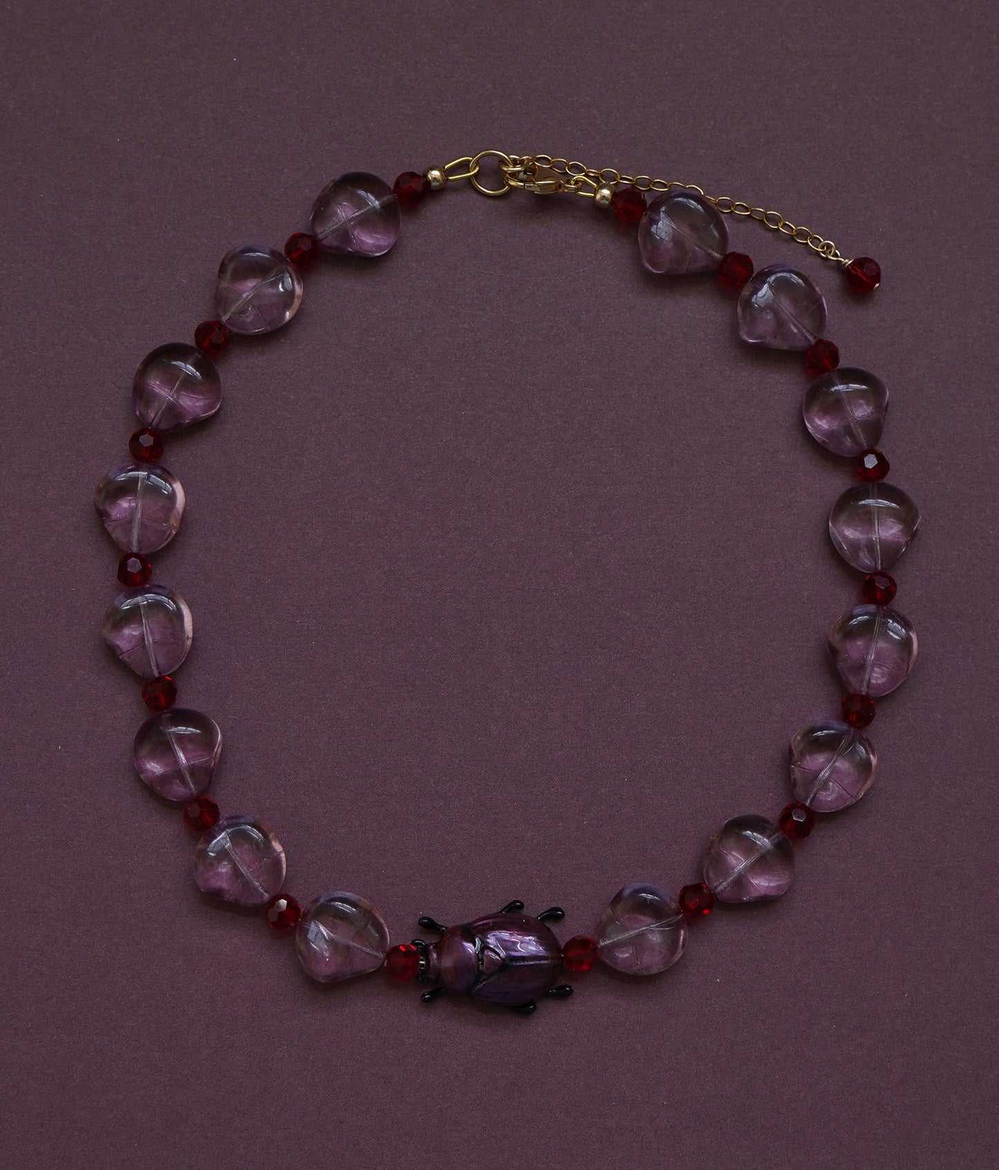 Junebug Necklace (Purple)