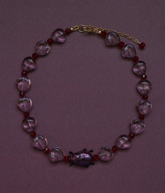 Junebug Necklace (Purple)