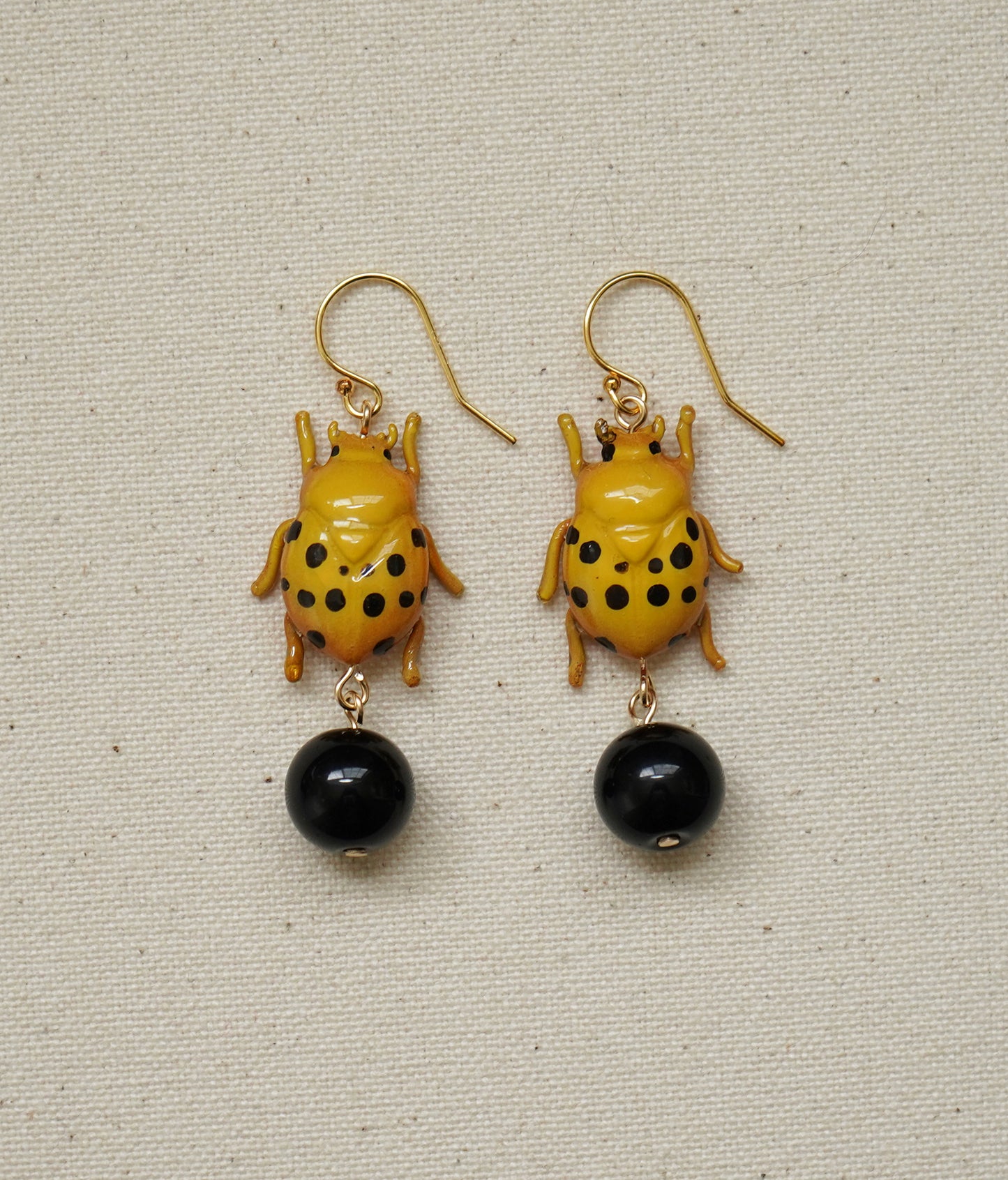 Argus Beetle Earrings
