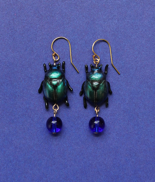 Scarab Earrings