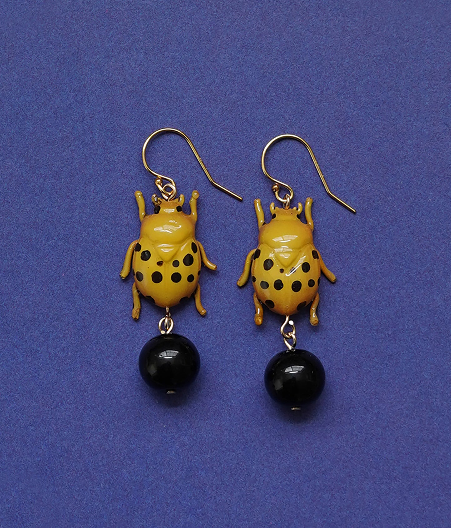 Argus Beetle Earrings