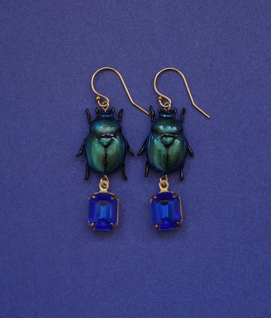 Scarab Earrings