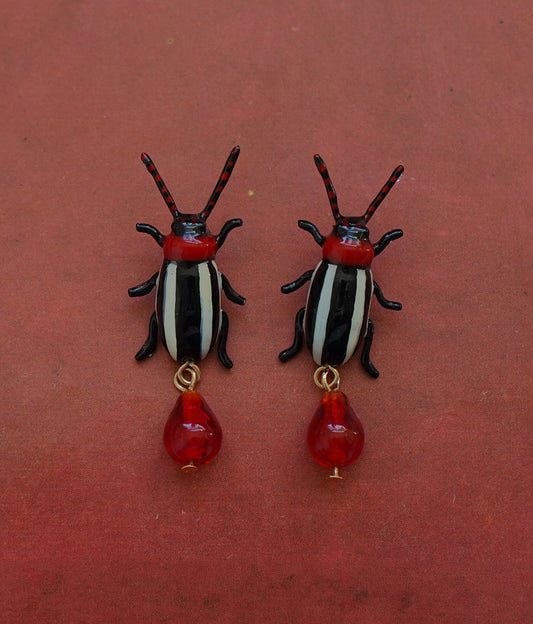 Firefly Hook Earrings (Ivory)