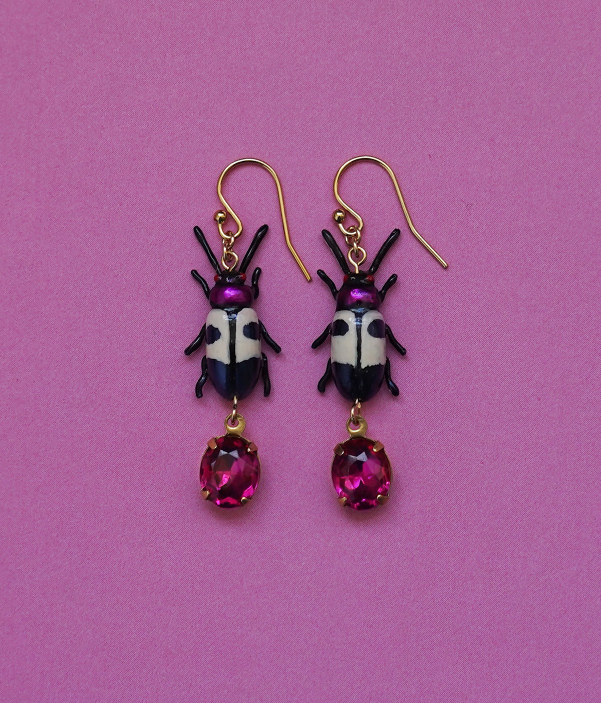 Flea Beetle Earrings