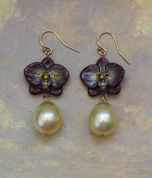 Moth Orchid Earrings V.1