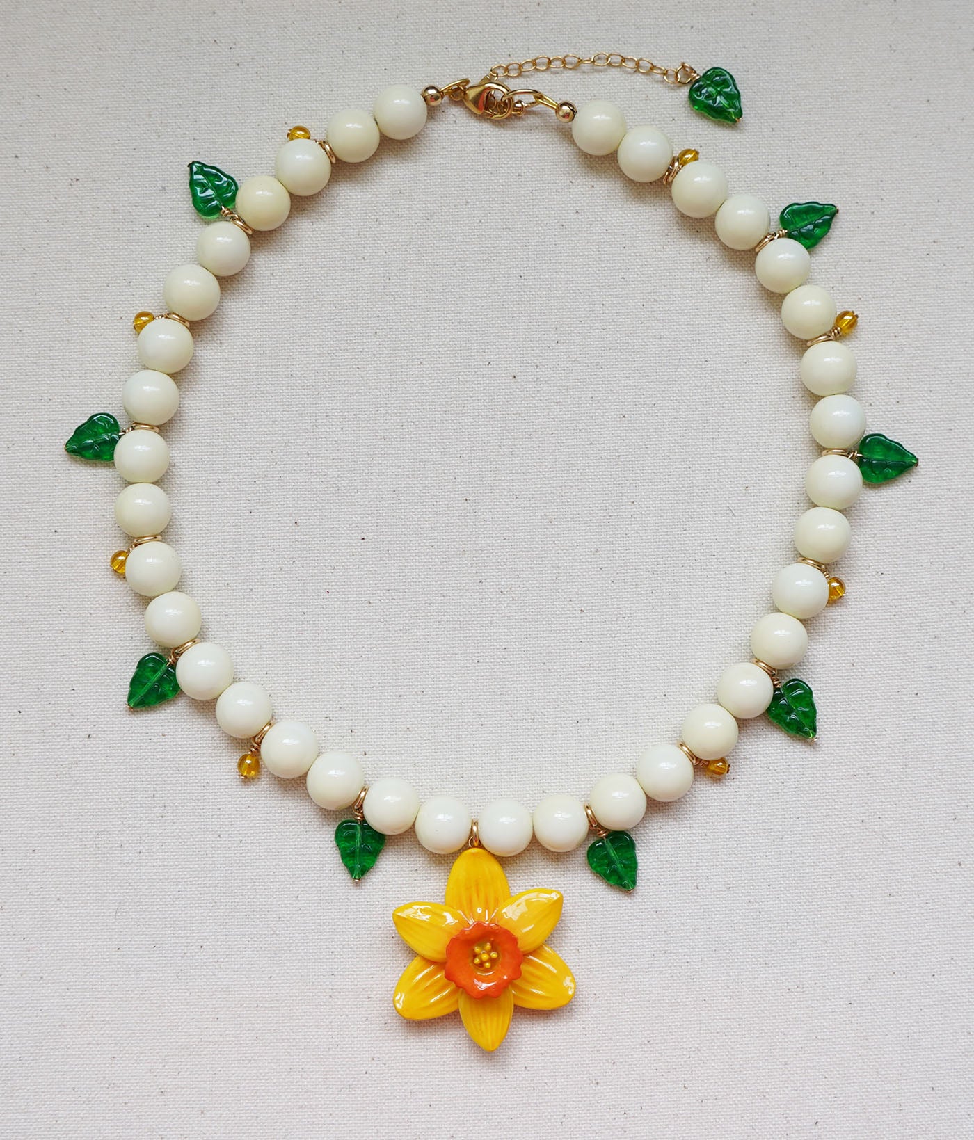 Daffodil Charm Necklace