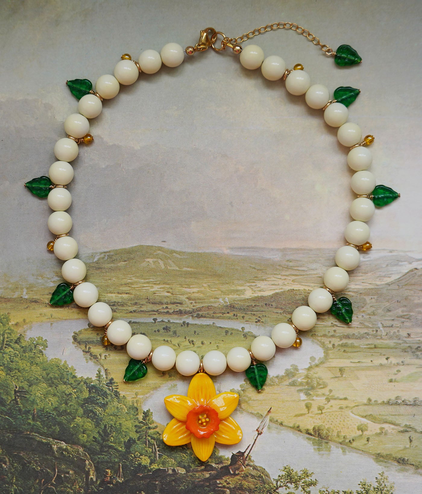 Daffodil Charm Necklace